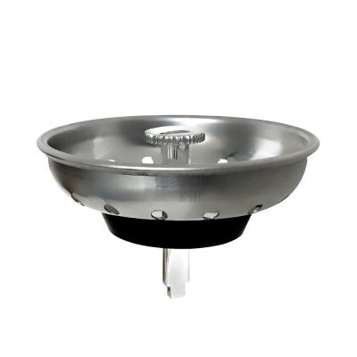 China Modern Removable 201 Stainless Steel Anti Clog Sink Waste Strainer Sink Strainer Anti for sale