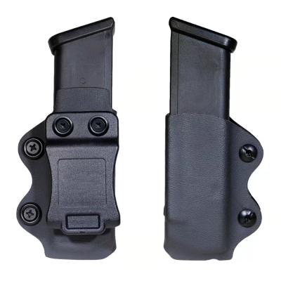 China Durable Universal Plastic Carry Tactical Short Gun Holster Pistol Magazine Pouch for Glock for sale