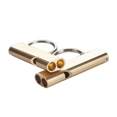 China Portable Emergency Whistle Safety Whistle With Key Chain For Outdoor Camping Hiking Hunting for sale