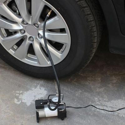 China Portable DC12v car tire compressor metal pump is portable and suitable for automobiles for sale