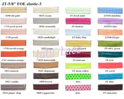 China Stylish 102 Solid Colors Elastic Bands For Garment Material - Rubber Band Hair Bands For Baby - Customize Hair Band ENEMY for sale