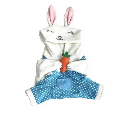 China Custom Cotton Clothing OEM Bunny Boy Small Dog Cat Viable Fabric Viable For Rabbit Pet Bunny Clothes for sale