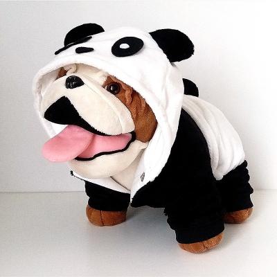 China Custom Viable Custom Cute Dog Panda Bear Clothes Winter Apparel Pet Apparel Cute Costume for sale