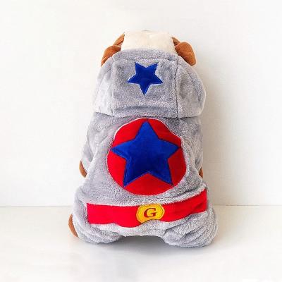 China OEM ODM viable luxury gray popular dog the big small spor hoodie winter pet high fashion coated clothes for sale