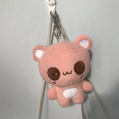 China Classic Plush Toy Teddy Bear Pendant Cute Mini Teddy Bear Key Chain Mini Key Holder Gift Promotion Gift for sale