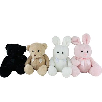 China Children's Gift 4 Colors Throwback Gifts For Kids Cute Plush Toys Soft Rabbit Bag Bear Bag Stuffed Plush Backpack for sale