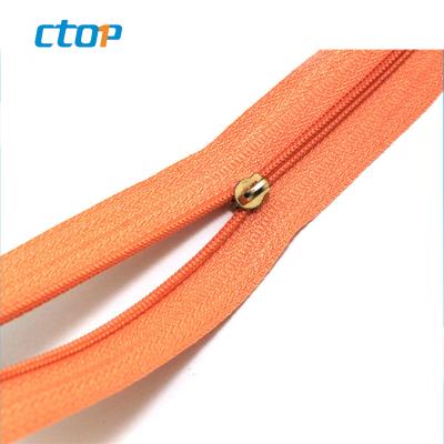 China Canton Viable Supplier Wholesale Nylon Zipper Rolls For Awning for sale