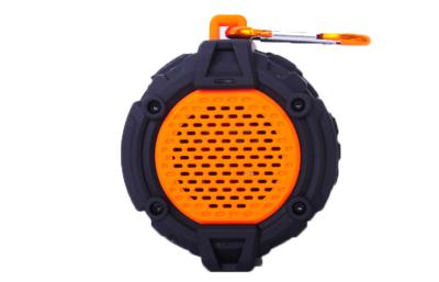 China Orange IPX45 10m Rugged Portable Bluetooth Speakers With 3.7V 400mAh Lithium Battery for sale