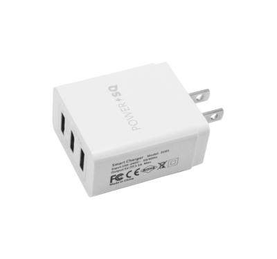 China Mobile Phone PSE USB Charger 3Port Adapter 5V 3.4A 3 USB Charger JP/Japan Plug for sale