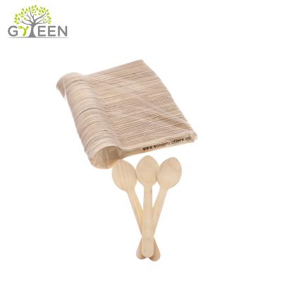 China Bulk Factory Price Eco-friendly Disposable Wooden Spoon for sale