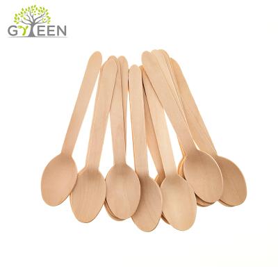 China Disposable Eco-friendly Wooden Spoon Disposable For Sale for sale