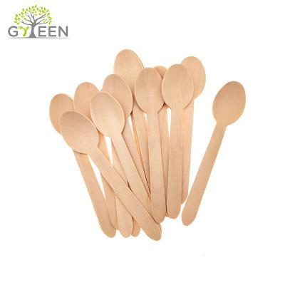 China Restaurant Your Logo Spoon On Printed Disposable Wooden With Chinese Manufacturer for sale