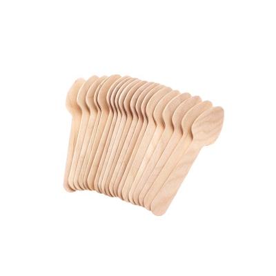 China Sustainable Biodegradable Disposable Wooden Ice Cream Scoop For Sale for sale