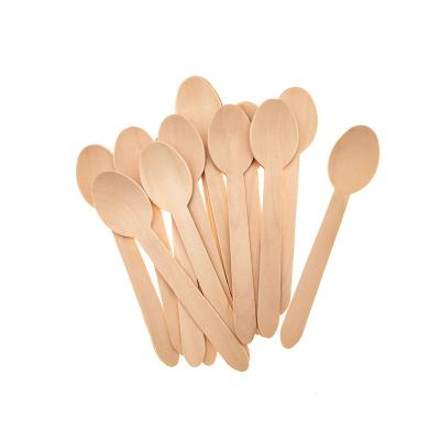 China Amazon Success 2021 Wholesale Cheap Hot Selling Disposable Camping Food Bulk Disposable Wooden Spoon for sale