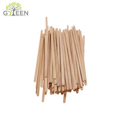 China Biodegradable Wooden Disposable Tea Coffee Stir Stick Coffee and Tea Tools 1000PCS/BAG, OR BOX Smooth Without Burs for sale