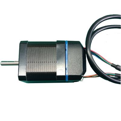 China hybrid nema17 stepper motor with integrated drive for medical equipment scientific instrument EL17H2040-150-4BL-CAN-01 for sale