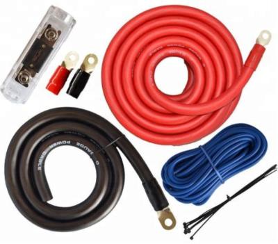 China Power Cable Car Audio 0 Amp Meters Kit Amplifier Install Wiring Power Only 0 GA Wires for sale