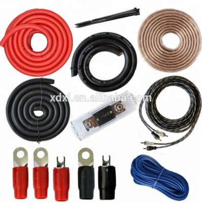 China 2022 New Best Selling 0 Car Amp Kit Amplifier Install Wiring Complete 0 GA Install Cables 5000W Car Audios Car Audio Amp for sale