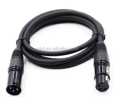 China Microphone XLR 3pin male to XLR 3pin female microphone wire DMXcable speaker cable for sale