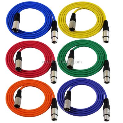 China Hot 2018 XLR 3pin Microphone Male To XLR 3pin Female Microphone Cable for sale