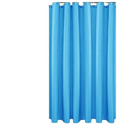 China Sustainable Wholesale DB Rust Resistant Fabric Heavy Hotel Bathroom Weighted Shower Curtain Set Without Liner for sale