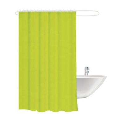 China DB Viable Green Color Solid PEVA Material Curtain China Guangzhou Shower Curtain Wholesale for sale