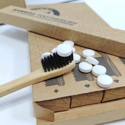 China Whitening Vegan Bamboo Charcoal Toothpaste Tablets Zero Waste Eco - Friendly Factory for sale