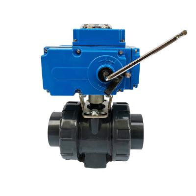 China Wholesale Price General Normal Temperature Electric Plastic Ball Valve for sale