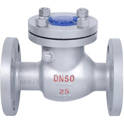 China 100 Swing Control General High Temperature Water Flange Cast Iron Steam One Way Type Check Valve for sale