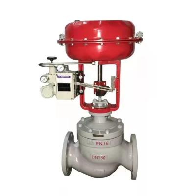 China DN150 PN16 General Pneumatic Single Seat Globe Valve Pneumatic Single Seat Steam Control Valve for sale