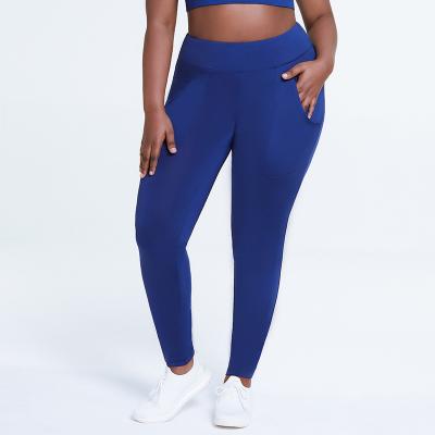 China Amazon Sales Tiktok Breathable Hot Yoga Pants High Waist Butt Lift Fitness Plus Size Leggings With Pouch for sale