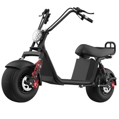 China Citycoco 2 Wheel Unisex Electric Motorcycle Dual 12ah Support Mobility Scooter 1000w for sale