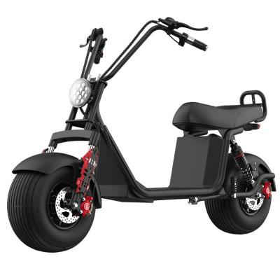 China EEC Fat Tire Citycoco Harlei Unisex Electric Scooter For Adult With 1000w Motor for sale