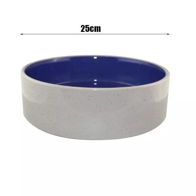 China LUCKYPET2022 9in Diameter Heavy Design Dog Stocked Ceramic Jug Spillproof and Nonskidding Dog Dish Pet Bowls Large Ceramic Pet Bowls for sale