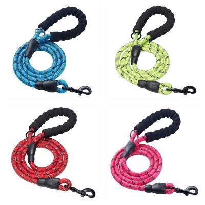 China High Quality Acrylic Cats The New Bead Multi-Color Heavy Duty Dog Leash Reflective Bead Rope Dog Leash Dog Leashes for sale