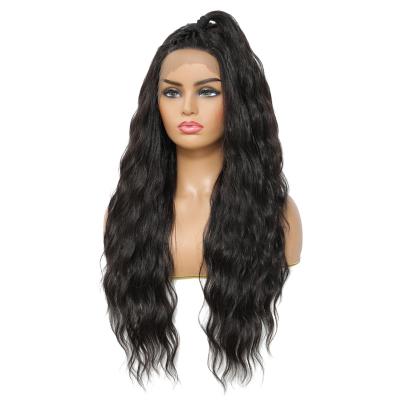 China Daily Use New Design T Part Lace Wig Synthetic Fiber Colorful Premium Wigs With Natural Hair High Temperature lace front wig for sale