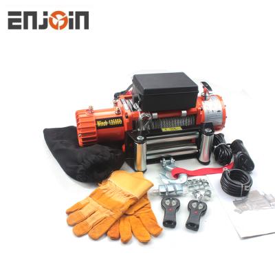 China Heavy Duty ATV/UTV/Aoto/Boat Wire Rope Truck Electric Winch 12v 13500lbs Wire Rope 4x4 High Quality Winch for sale