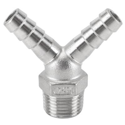 China Stainless Steel 304 316 New Promotion Nipple Pipe 304 coupler Fittings Dot 316 Hose connector Fitting stainless steel pipe fitting for sale