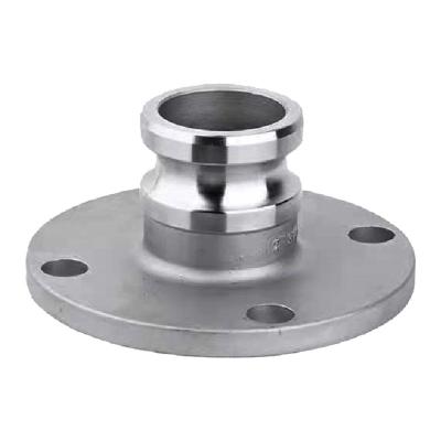 China Stainless Steel 304 316 male connector 1.6 Mpa Stainless Steel quick-release F-Flanged Camlock Coupling for sale