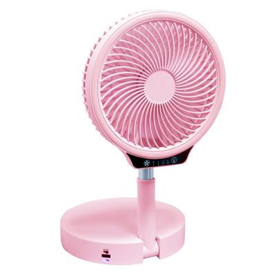 China Handheld With Light Outdoor Portable Multifunctional Rechargeable Floor Fan Portable Multifunction Rechargeable USB Floor Fan Travel Picnic Home Appliance LED Fan USB Carrying Fan for sale