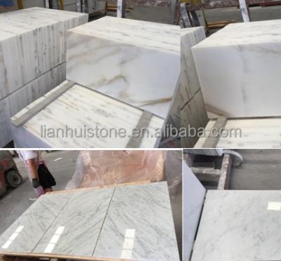 China Outside & inside decoration high quality marble floor tile, carrara white marble tiles, white marble floor for sale