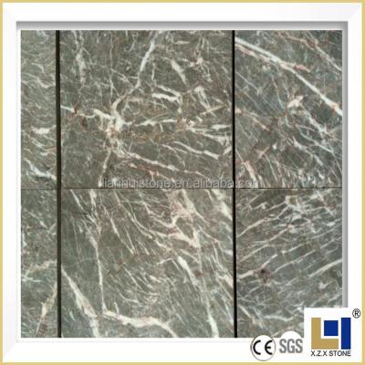 China Outside & inside decoration low price red and white marble vein gray marble natural stone marble tiles for sale