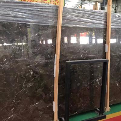 China Modern China Black And Dark Gold Marble Brown Emperador Marble With Gold Vein for sale