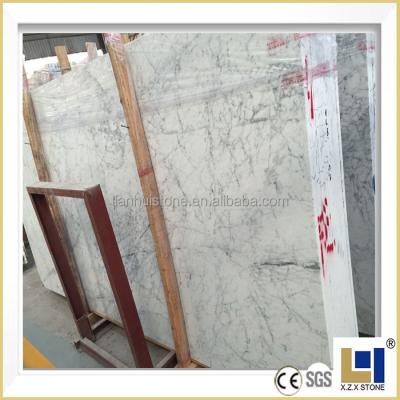 China Outside & inside bianco carrara italian decoration price maid italian marble price bianco white carrara white slab for sale