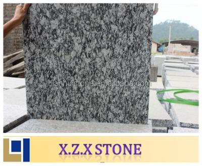 China Cheap Jet White Granite, Flower Wave, Sea Wave Granite For Iraq Market With Big Supply Capacity Syc201 for sale