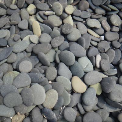 China Modern Whole Sale Price Polished Gray Rice Pebbles Dia20mm 30mm 40mm for sale