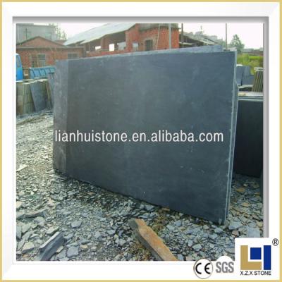 China China Hainan interior and exterior decoration honed slate slabs and black floor tiles for sale for sale