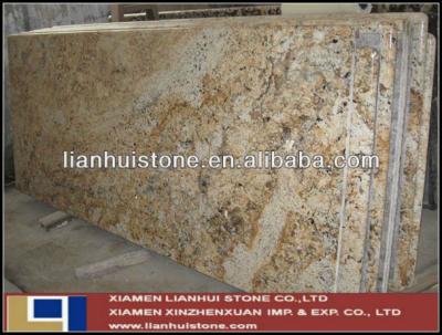 China Natural Stone Crystal Yellow Countertop, Cheap Countertops, Coutertop Price for sale