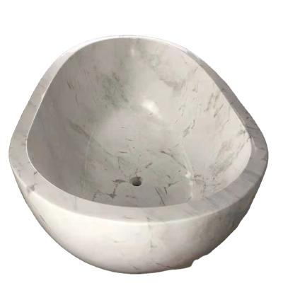 China Modern Carrara White Marble Bathtubs, Carrara White Marble Stone Tubs and Basin, Bathroom Stone Sink Marble Tubs for sale