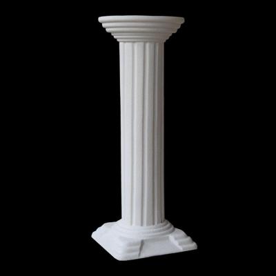 China Solid Hand Carved Decorative Roman Column Pillars Be Made Of White Marble for sale